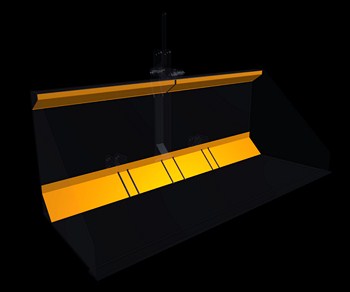 Rear Bucket - RB-series: Edged and boxed structure